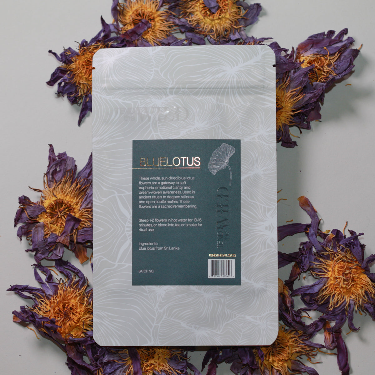 Whole Blue Lotus Flower