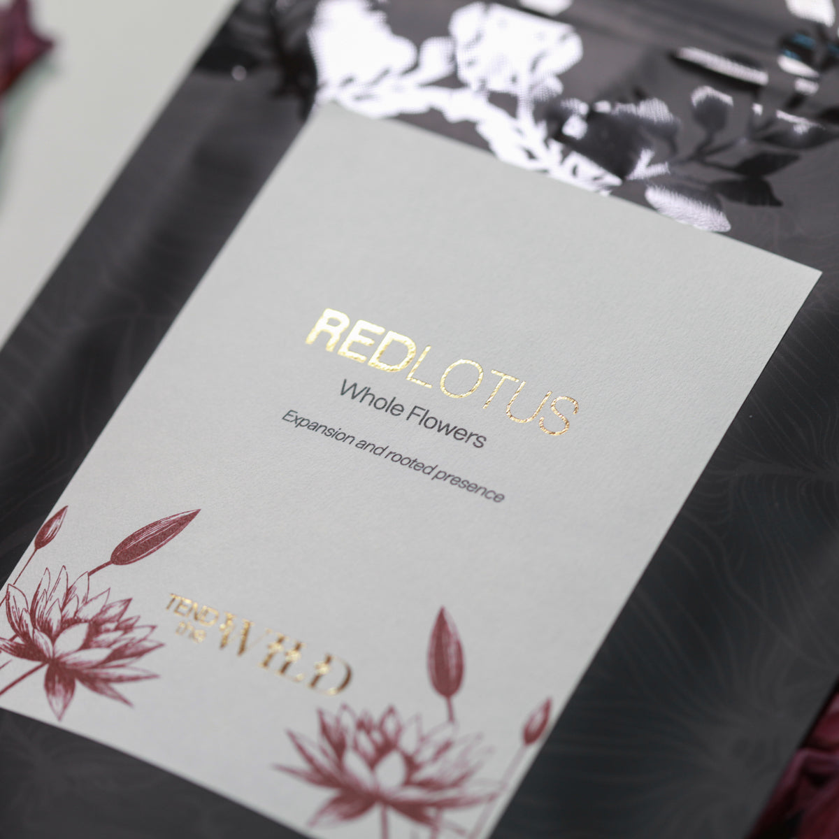 Whole Red Lotus Flower