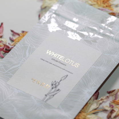 Whole White Lotus Flower